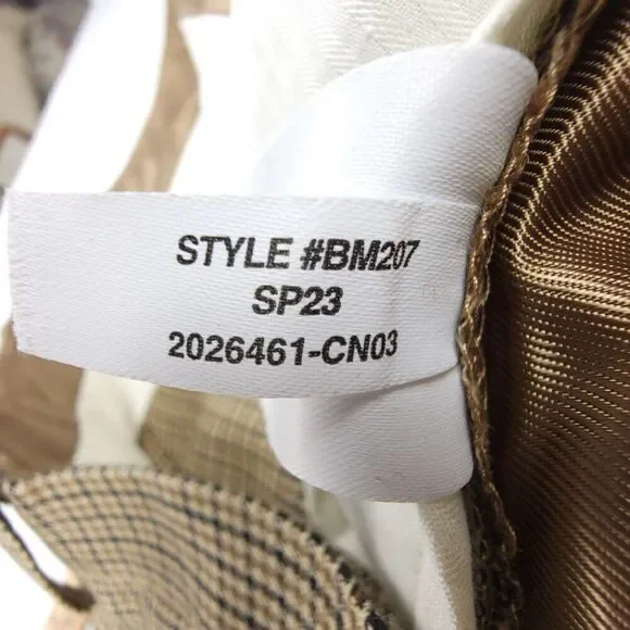 NEW J Crew Ludlow Slim Fit Pant English Wool Linen Houndstooth 38x32 Old Money